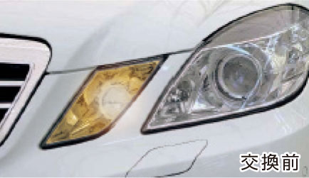 W212 LEDポジションライト交換前