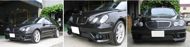 ベンツW203 RIEGER TUNINGエアロ – THREE POINT GARAGE NEWS